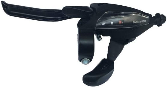 SHIMANO ST-EF500 4 Finger, Control/Lever Unisex Adult, Black, SX 3V