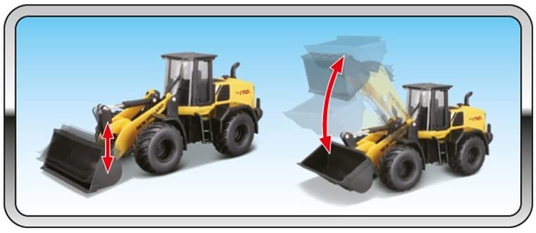 Tobar 1:50 NEW HOLLAND W170D WHEEL LOADER, Yellow, 16 cm - Image 2