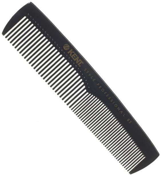 Kent 128mm Men’s Pocket Comb SPC85, Dual-Tooth Hard Rubber Comb for Detangling Styling & Everyday Grooming - Image 2