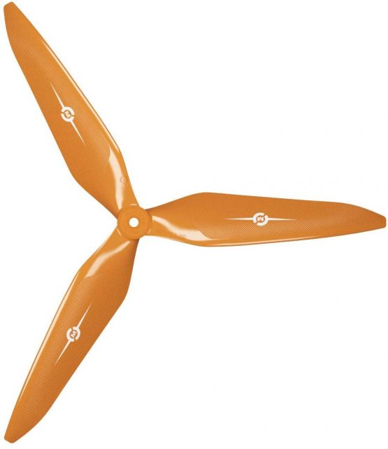 Master Airscrew 3X Power 13x12 Propeller R Orange (CW Rotation)