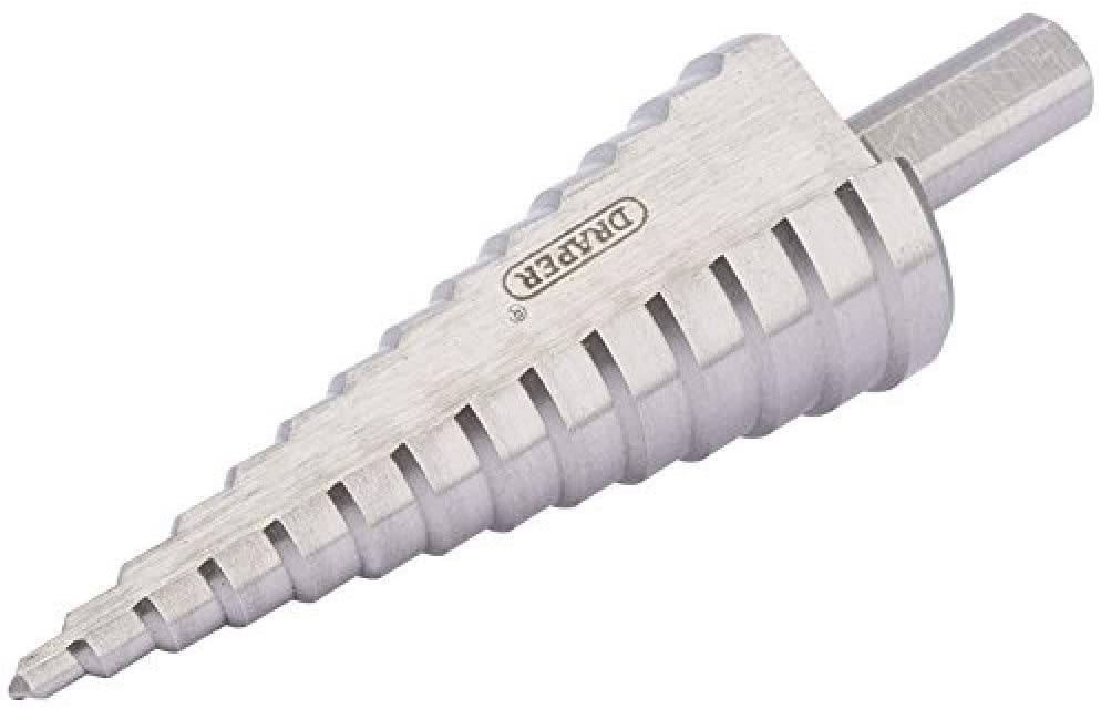 Draper 53871 Step Drill Bit 4-30mm, 230 V, Silver, 30 mm