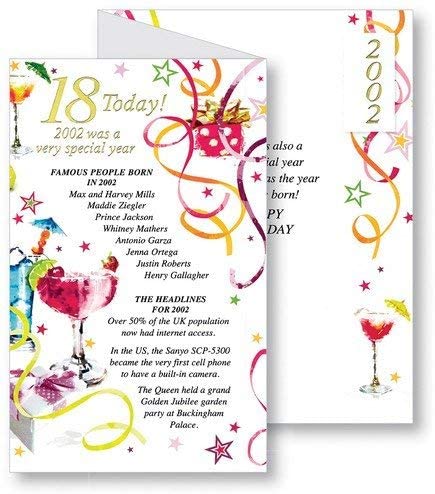 Age 100 Birthday Card - 100th Birthday Cake with Blue and Gold Balloons and SIlver Foil 9x6.25, Multi, 23cm x 16cm