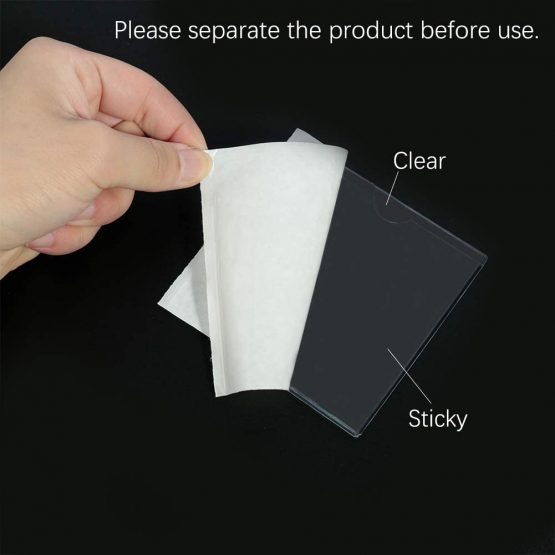 upain Permit Holder for Car Windscreen Square 10 Packs Parking Permit Holder for Permits Badges Passports 105 x 105mm - Image 4