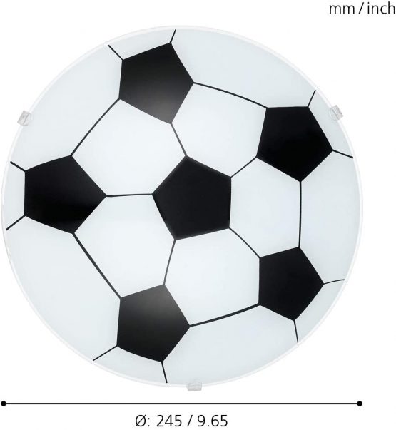 EGLO 87284 E27 White Childrens Ceiling Light JUNIOR 1 - Image 3