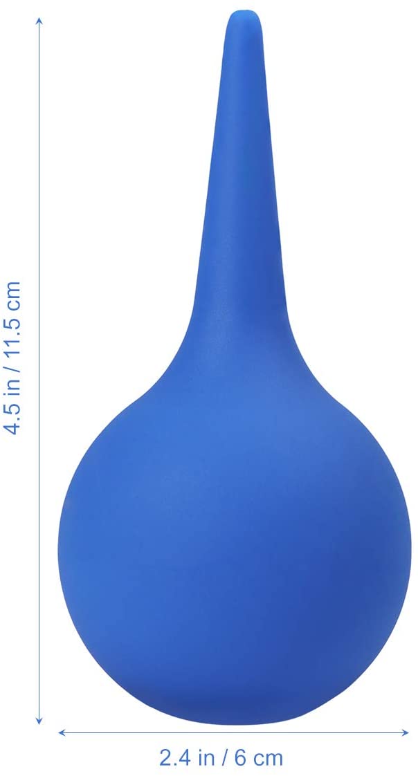 Air Blower Pump Dust Cleaner Rubber Suction Ear Bulb Ear Washing Squeeze Bulb Laboratory Tool (Blue) - Image 3