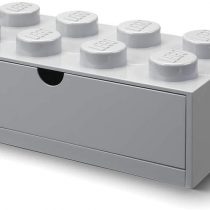 Room Copenhagen 40211740 Lego Desk Drawer 8 Knobs, Grey, Large