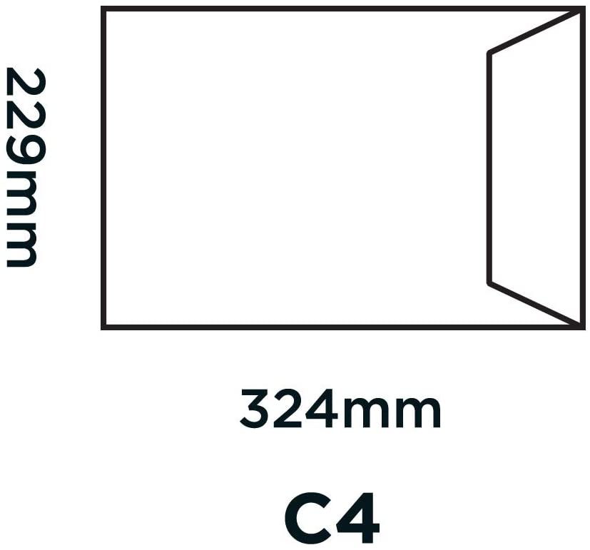 Blake Purely Everyday C4 324 x 229 mm 90 gsm Self Seal Pocket Envelopes (12891/50 PR) White - Pack of 50, C4 - 324 x 229 mm - Image 2