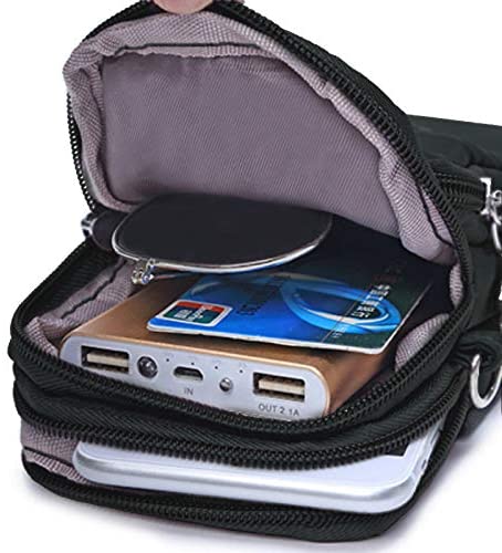 Multifunctional Waterproof Nylon Wrist Wallet, Crossbody Shoulder Bag for Women Girls, and Ladies - Image 4