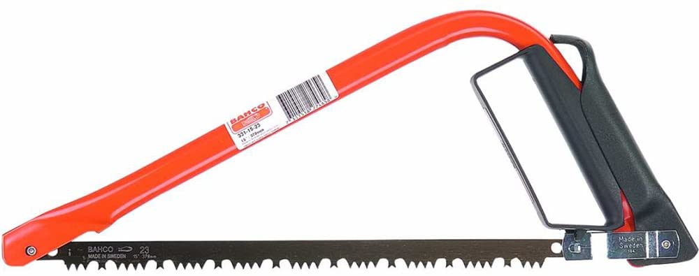 Bahco 3311523 Bowsaw 15-inch, Black/Orange