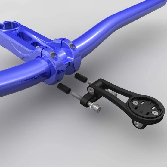 Dymoece Adjustable Out Front Computer Mount,Bicycle Extended Mount，Bike Stem Mount for Wahoo Elemnt,Elemnt Bolt and Elemnt Mini - Image 2