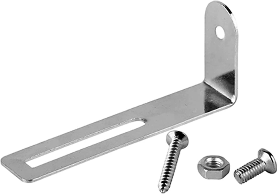 Musiclily LP Guitar Pickguard Bracket Support with Screws for Epihone Les Paul Style Electric Guitar,Chrome - Image 2