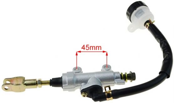 WOOSTAR Rear Foot Brake Master Cylinder with Fluid Reservoir Replacement for 110cc 125cc 150cc 200cc 250cc Taotao ATV 4 Wheeler Quad Dune Buggy Scooter - Image 3