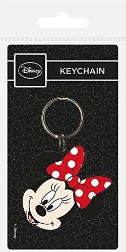 Disney, RK38321C, Minnie Mouse - Head Rubber Keychain, Multi-Color, 4.5 x 6cm, 60 x 80 cm