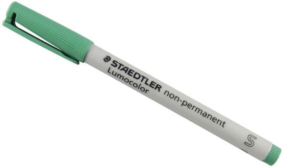 Staedtler 311 – 5 Bullet Tip Green 1pc (S) – (Green, Round Tip Marker, Green, Grey, Polypropylene, 0.4 mm, Germany)