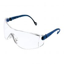 Honeywell 1000018 Op-Tema Safety Eyewear Blue Frame with Clear Anti-Scratch Lens