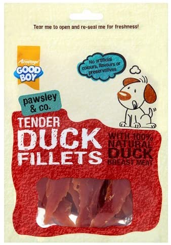 Good Boy Tender Duck Fillets, 80g, May Vary, 80 g (Pack of 1)