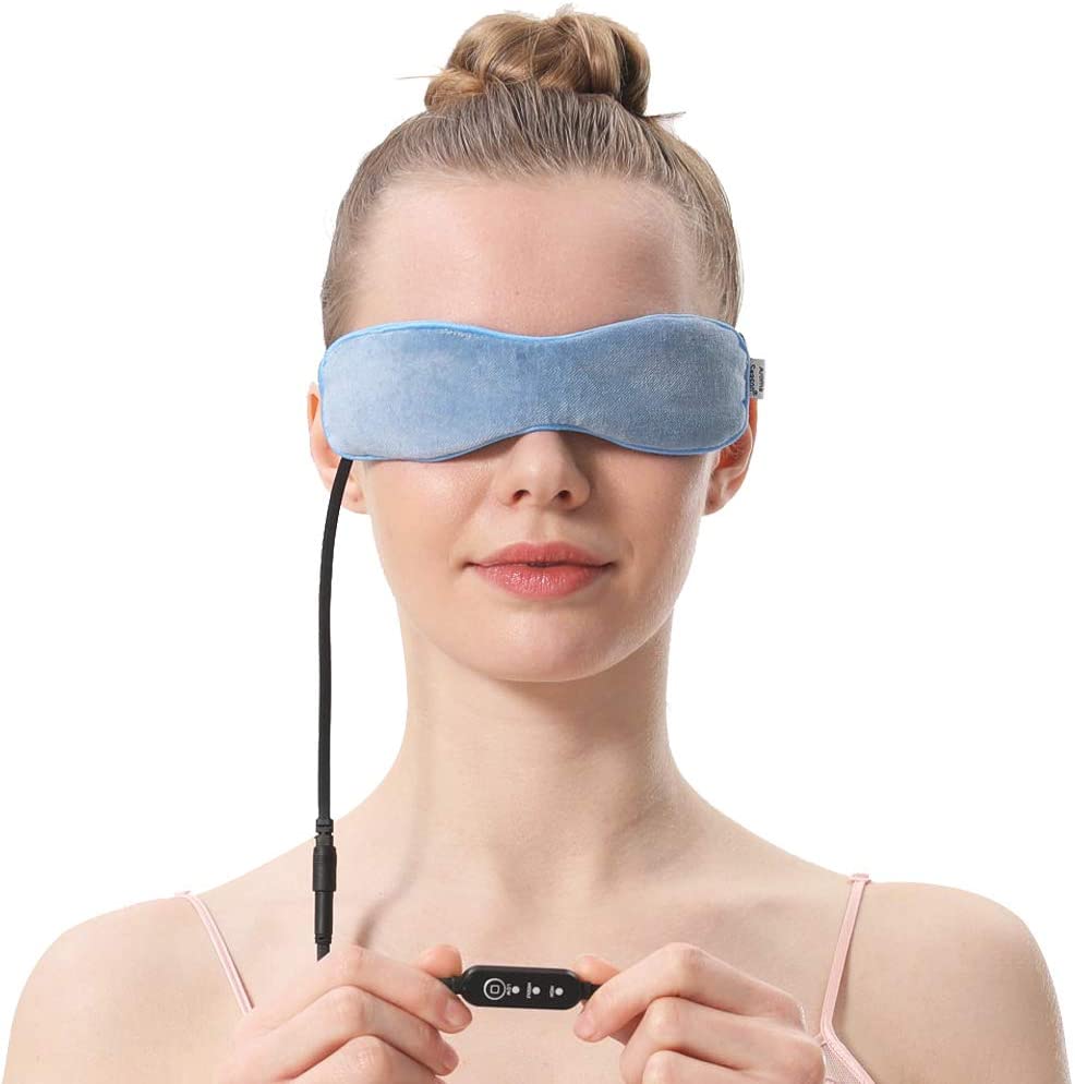 Aroma Season Heated Eye Mask, Great for Blepharitis and Dry Eyes Treatment Relieve Dry Eye Syndrome, MGD and Styes (Blue) - Image 3
