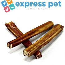 Express Pet Supplies 10 x 12cm (5-6") Inch Thick Bulls PIZZLES Bully Pizzle Sticks Dog Treat Chews - 220g