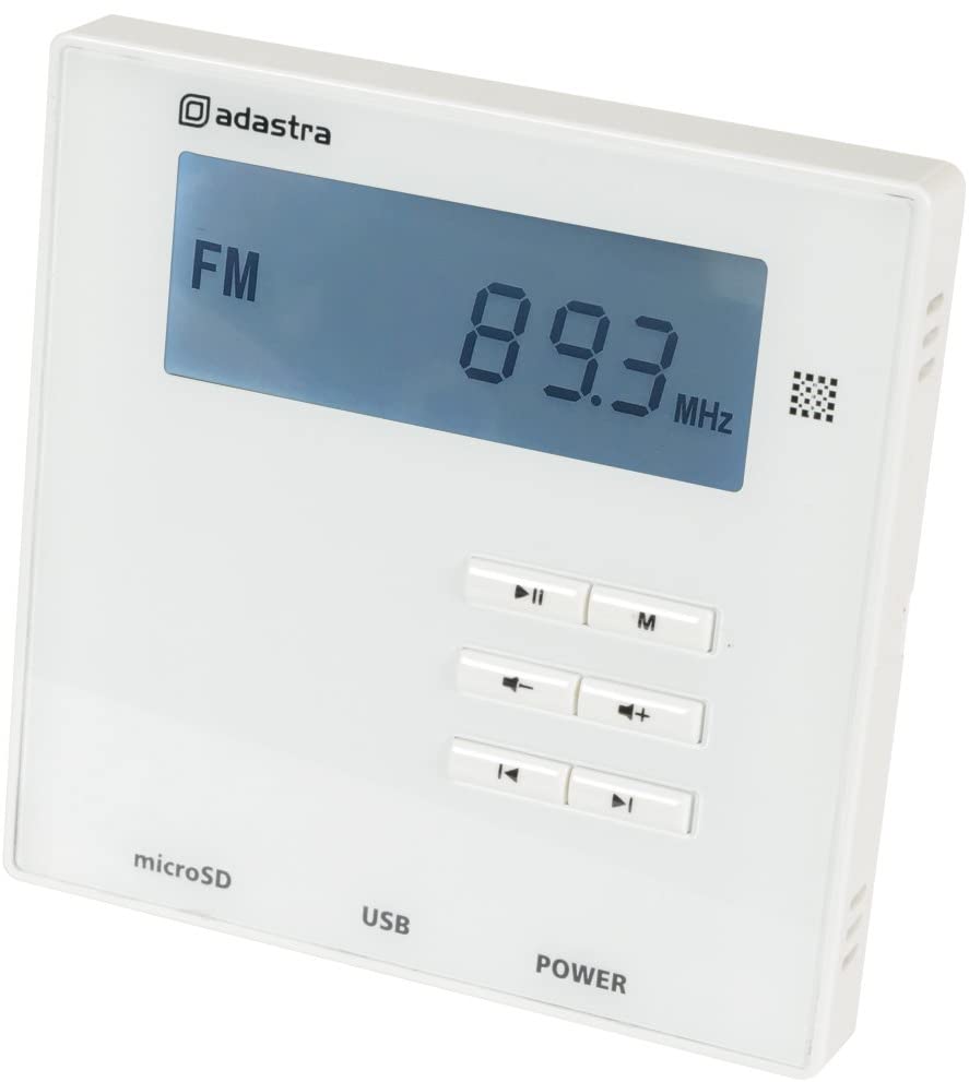 In-Wall Amplifier with USB/SD/FM & Bluetooth, White - Image 2