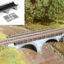 Gaugemaster GM-GM414 Bridge Model Railway Plastic Kit, Grey