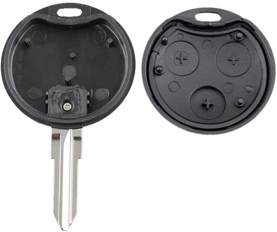Automobile Locksmith 3 Button Case Shell Blade for Smart Roadster City Coupe Fortwo Fourfour remote key fob - Image 3