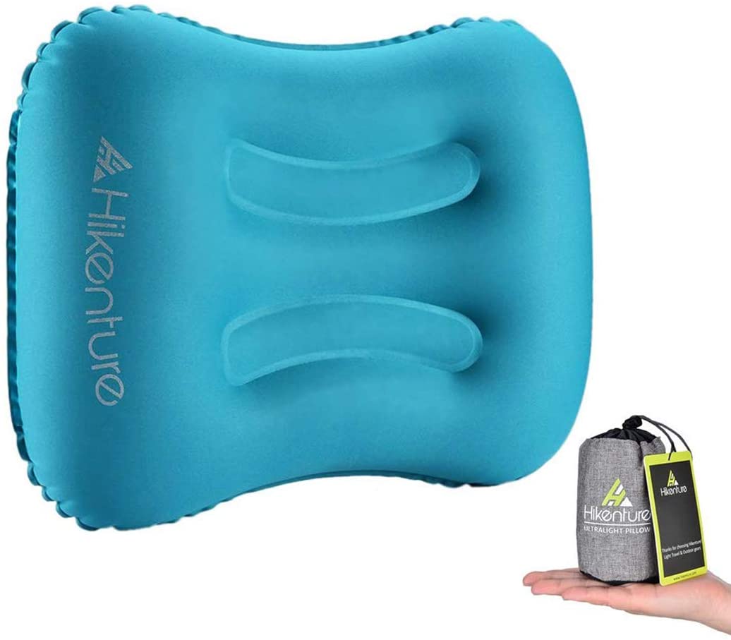 HIKENTURE Inflating Picnic Pillow Lightweight Beach Pillow