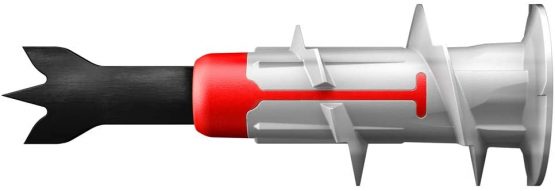 fischer S 545678 Self-Drilling Plasterboard Fixings for Quick and Easy Installation Duoblade 20 x Chipboard Screws 4.5 x 40, Grey, Red - Image 2