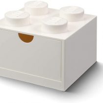 Room Copenhagen 40201735 Lego Desk Drawer 4 Knobs, White, Small