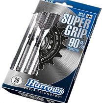 Harrows Unisex's Super Grip Tungsten Darts, Silver, One Size
