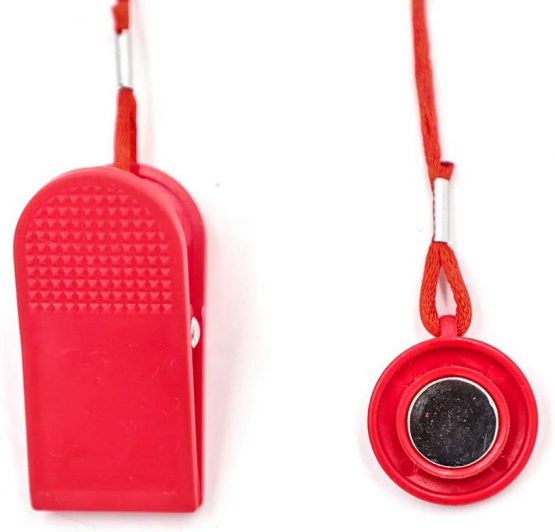 F Season Universal Magnetic Treadmill Safety Key Red Replacement for Running Machine - Image 2