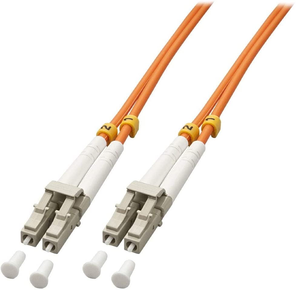 LINDY 2m LC-LC OM2 50/125 Fibre Optic Patch Cable - Orange