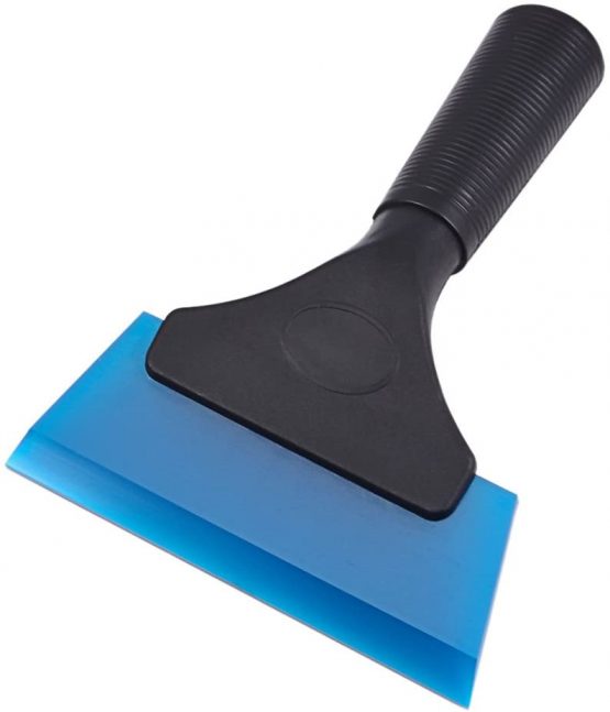 Ehdis Rubber Small Squeegee for Car, Window, Shower, Door, Glass, Squeegee Blades, Window Squeegee, Shower Squeegee - 5 inch, Blue