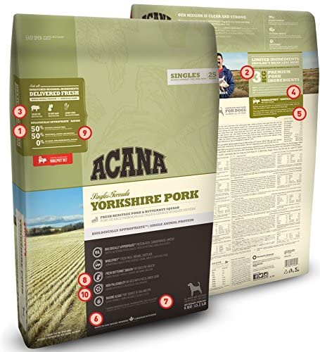 Acana Yorkshire Pork Dog Food, 11.4 kg, 11.4 kg (Pack of 1) - Image 3