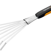 Fiskars Xact Hand rake, Length: 44.3 cm, Width: 12.5 cm, Black/Orange, Stainless Steel/Plastic, 1027044