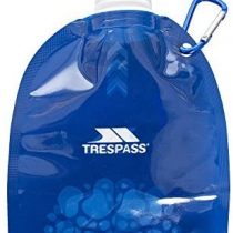 Trespass Hydromini, Blue, ONE SIZE, Collapsable Water Bottle 350ml with Bite Valve, One Size, Blue