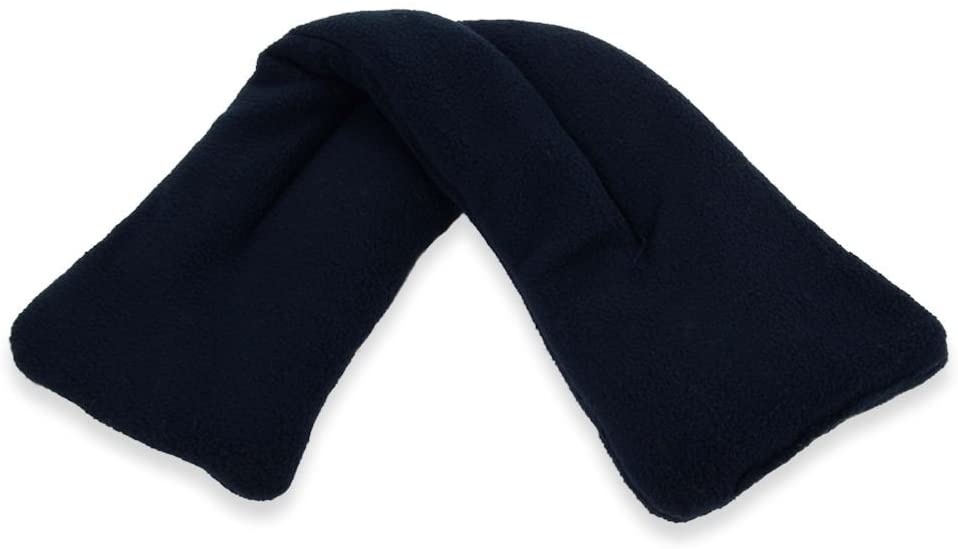 Zhu-Zhu Unscented Body Wrap Wheat Bags Microwavable - Navy Fleece Heat Therapy Hot Pack - Microwave Heat Pad Soothing Wheat Bag - Image 2