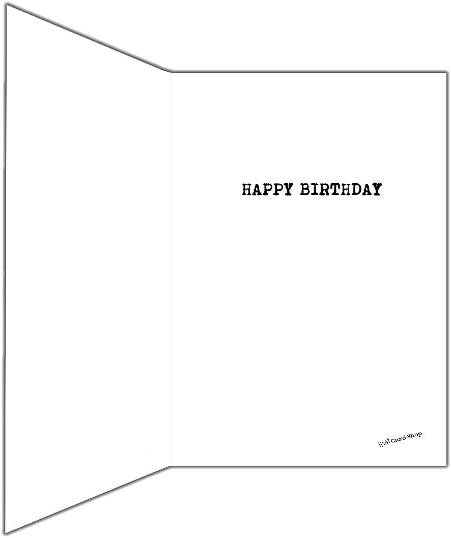 Funny Cute Birthday Card for your Step-dad - Thank You Stepdad, Blue, A5 - Image 2