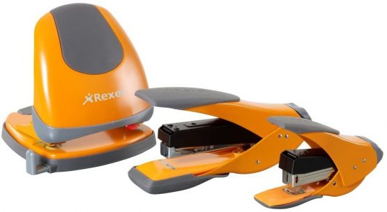 Rexel Easy Touch Half Strip Stapler 70mm Throat Depth Orange (30 Sheet Staple Capacity) - Image 3