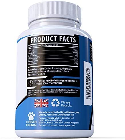 Furever Friendz Natural Dog Calming Tablets for Dogs, 120 Dog Anxiety Relief Supplements - Image 2