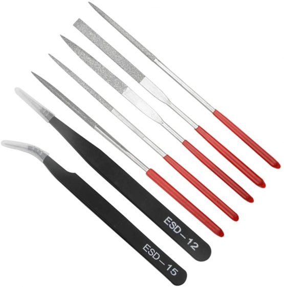 WMYCONGCONG 17 PCS Gundam Model Tools Kit Hobby Building Tools Craft Set for Basic Model Building Repairing and Fixing - Image 4