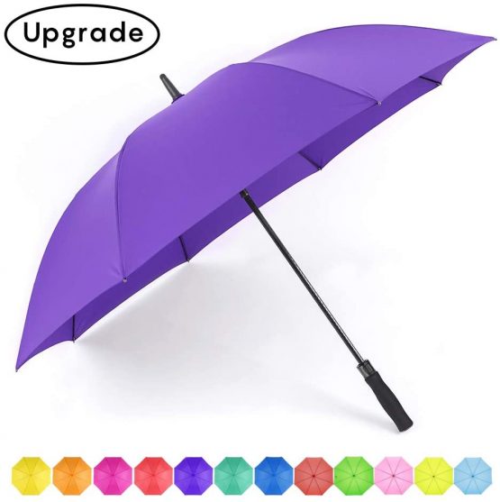RUMBRELLA Golf Umbrella Windproof UV Umbrellas Large UPF 50+ Auto Open 55IN