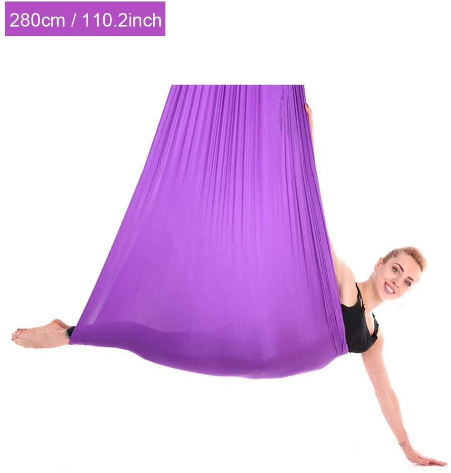 Aerial Yoga Hammock,Pilates Silk Yoga,Swing Ceiling Hanging Yoga Sling