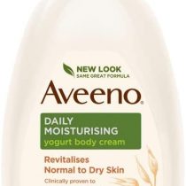 Aveeno Daily Moisturising Yogurt Body Cream, Vanilla, 300 ml (Pack of 1),Vanilla & Oat scent