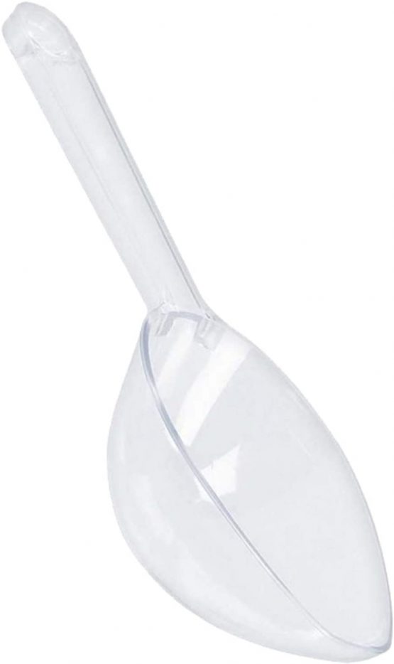 Clear Plastic Candy Scoops 16.5cm - 1 Pc