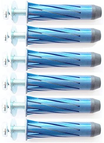Expandette plasterboard Stud Wall fixings 6 Pack - 40kgs Load, Blue