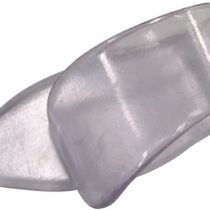 Dunlop 9036R Clear Plastic Thumbpicks, Large, 12/Bag