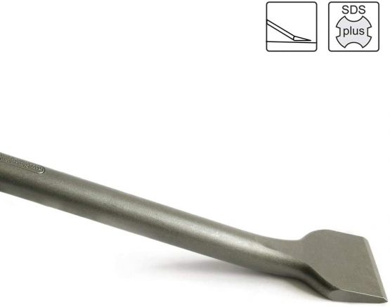 S&R SDS-Plus Chisel Set 3-pcs: Flat Chisel (250 x 20mm) Tile Chisel (14 x 250mm) Pointed Chisel (14 x 250) mm for Universal use - Image 4