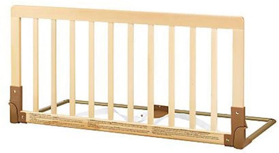 BabyDan Wooden Bed Guard (White) BigaMart