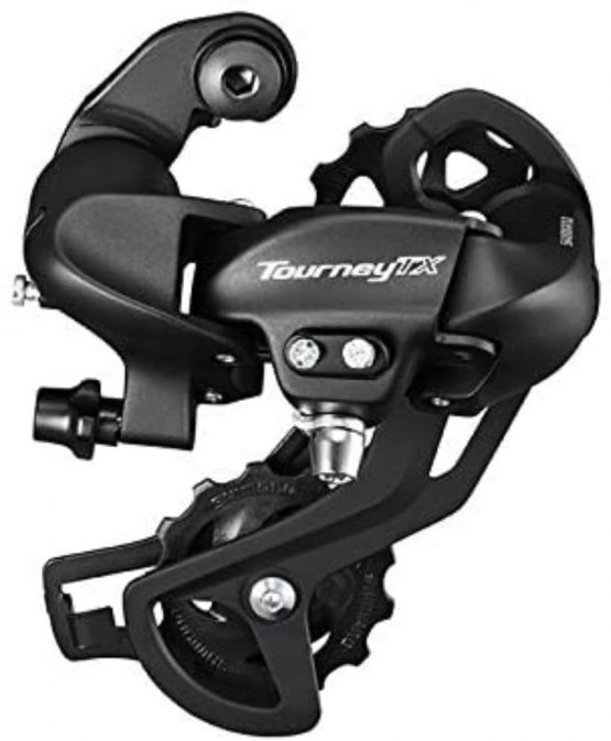 SHIMANO Tourney TX RD TX800 7/8-Speed Rear Derailleur, Black 2016 Mountain Bike