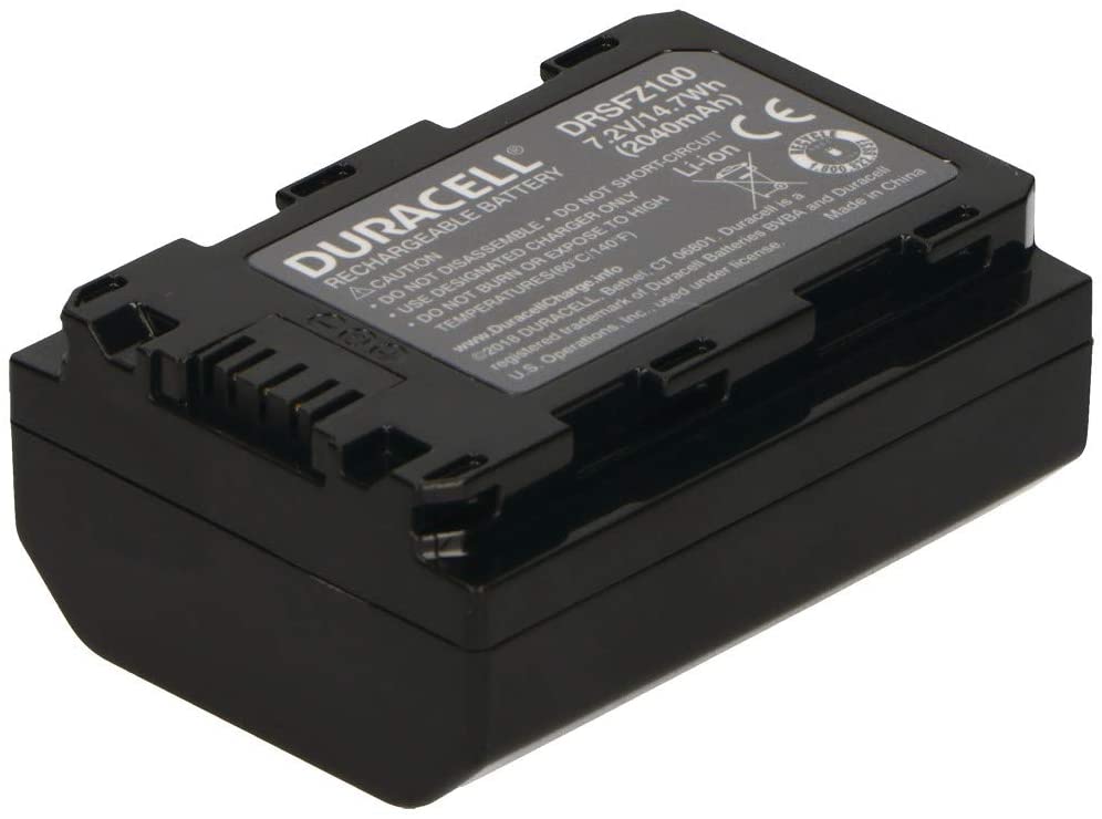 Duracell DRSFZ100 Li-Ion Camera Replaces Battery for Sony A9, A7 Mk III, A7R Mk III (NP-FZ100), Black - Image 2